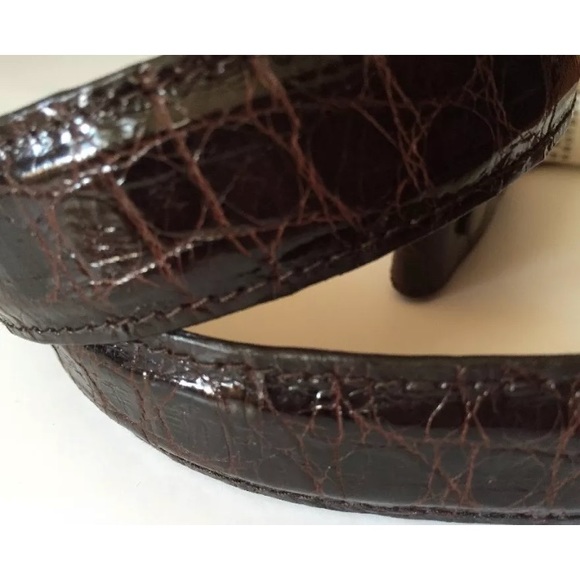 Brooks Brothers authentic alligator belt strap - Picture 8 of 8
